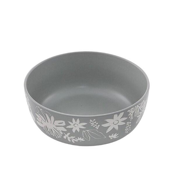 Ladelle Esperance Ceramic Salad Mixing Serving Bowl Multi-Purpose Green