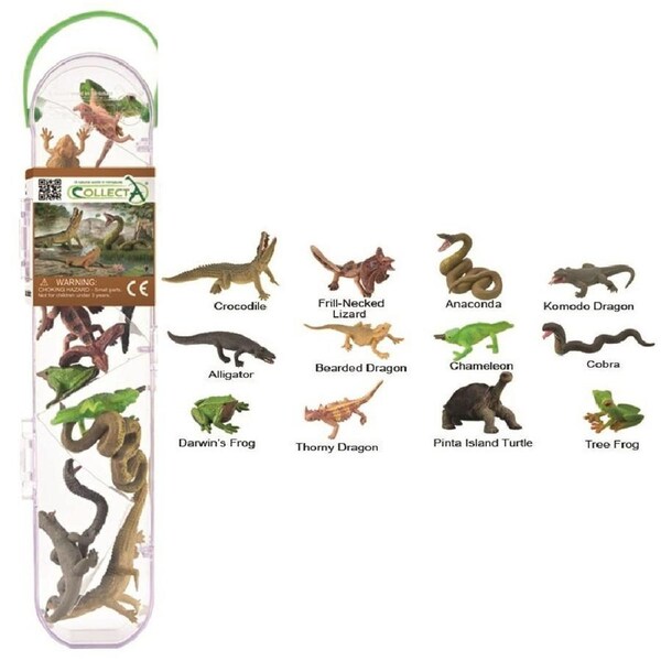 Collecta Store Collecta Gift Set Mini Reptiles & Amphibians Tube | Woolworths