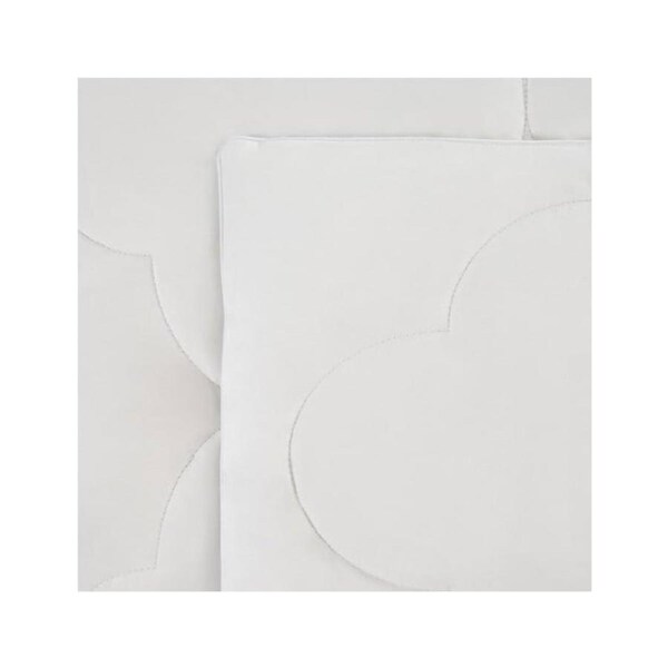 Canningvale Alessia Bamboo Cotton Summer Quilt Home Bedding White Queen