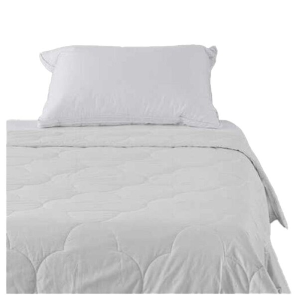 Canningvale Alessia Bamboo Cotton Summer Quilt Home Bedding White Super King