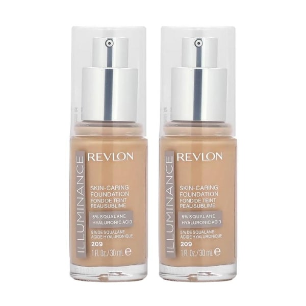 2 x Revlon Illuminance Skin-Caring Foundation 30mL - 209 Buff Beige