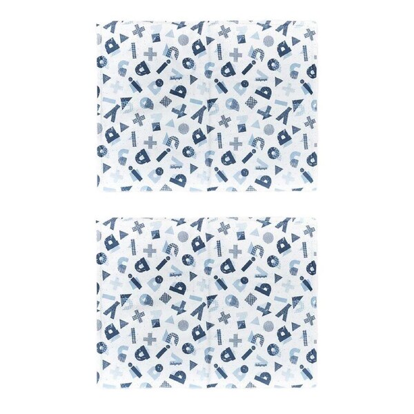 2PK Ibiyaya Chill Pad Dog/Cat Self Cooling Mat 50x65cm Doodle Letters