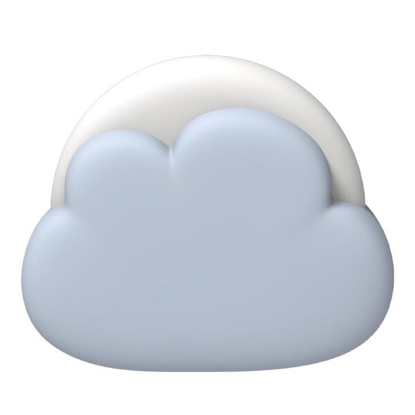 Kreafunk Kids Cloudy Lamp - Cloudy Blue