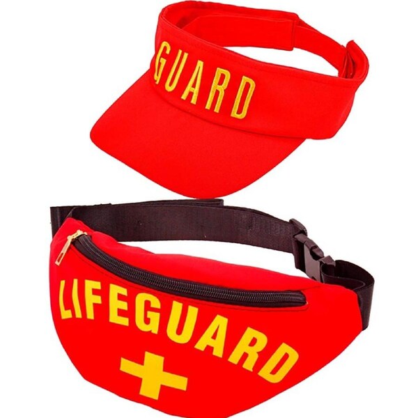 Lifeguard Visor and Bumbag Set