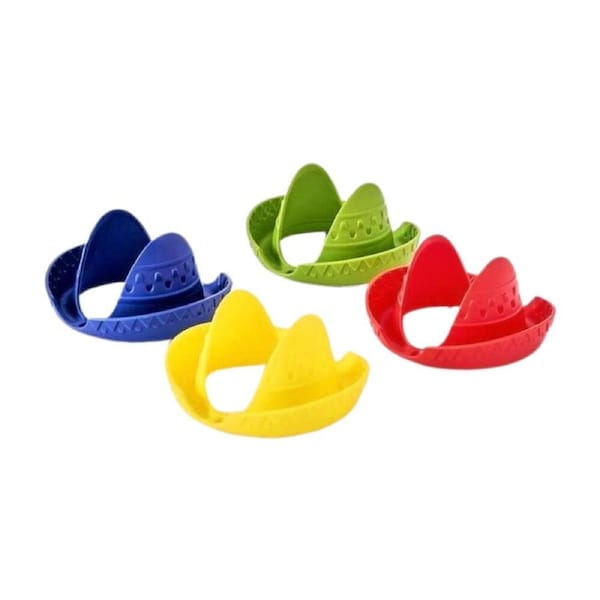 4pc Prepara Single Sombrero Taco Holder Party Serving Tray Set 10cm