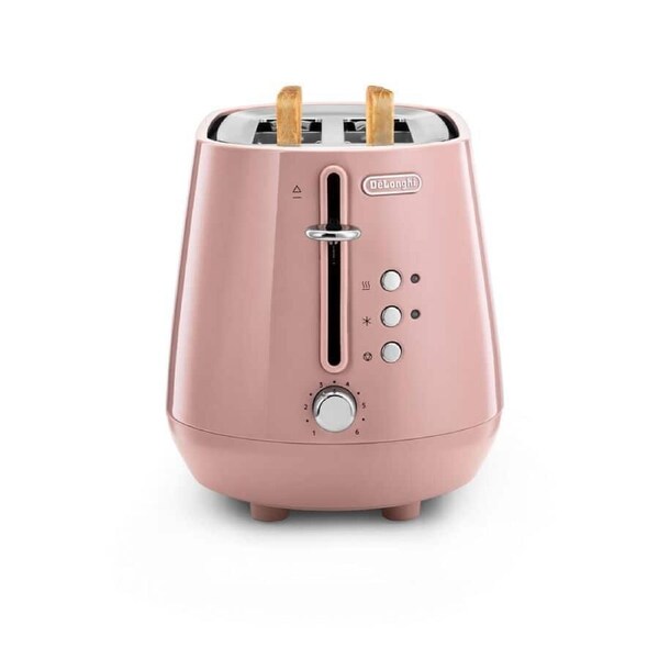 DeLonghi Eclettica 2 Slice Toaster Pink CTY2003PK