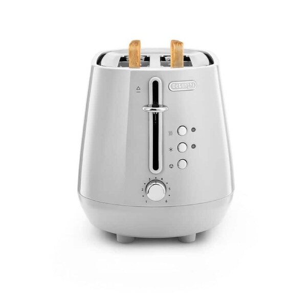 DeLonghi Eclettica 2 Slice Toaster White CTY2003W