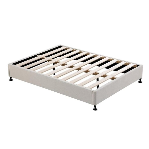 Queen Bed Base Beige