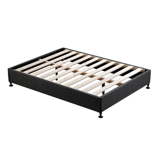 Double Bed Base Dark Grey