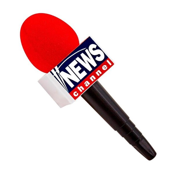 Breaking News Microphone Prop