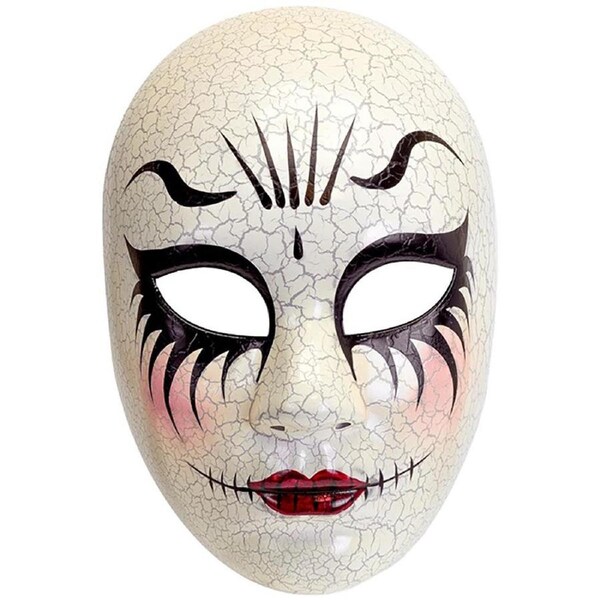 Comedy of Art Cracked Woman Mask