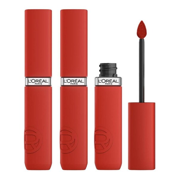L'Oreal Infallible Matte Resistance Liquid Lipstick 5ml 400 SPILL THE TEA - 3 pack