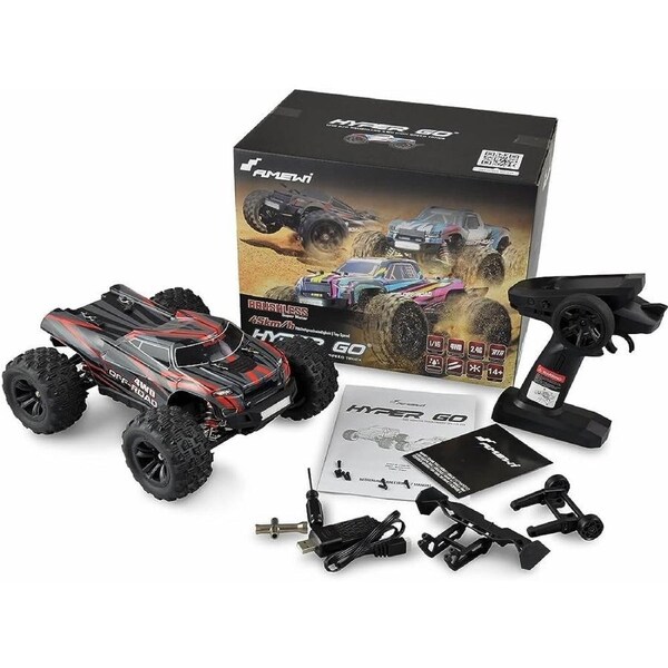 MJX 16210 1/16 Hyper Go 4WD Off-road Brushless 2S Lipo RC Stadium Truggy Truck 2.4Ghz RTR