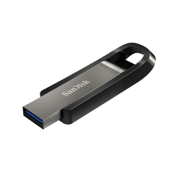SanDisk 256GB Extreme GO USB3.2 Metal Flash Drive USB-A 400MB/s SecureAccess encryption software2 Lifetime Lifetime Warranty Black