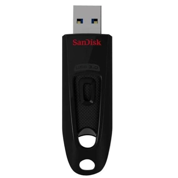 SanDisk Ultra USB 3.0 Flash Drive, CZ48 512GB, USB3.0, Black, stylish sleek design, 5Y warranty