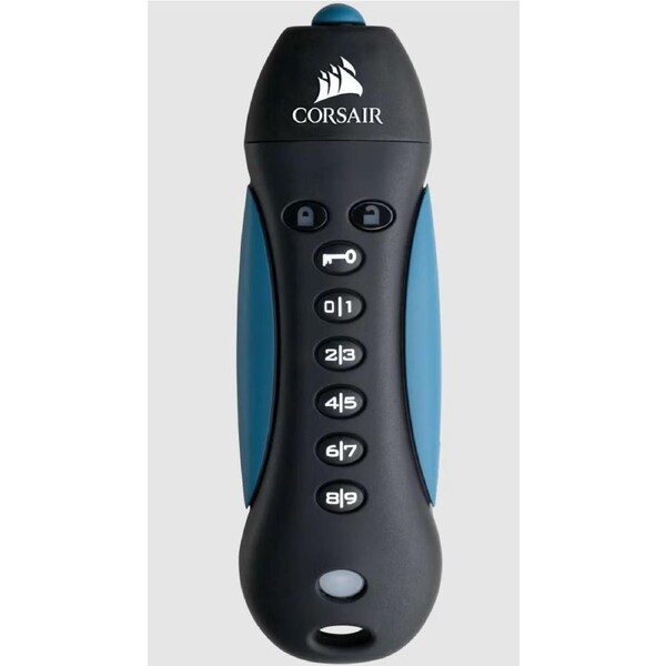 Corsair Padlock 3 256GB Secure USB 3.0 Flash Drive with Keypad - Secure 256-bit