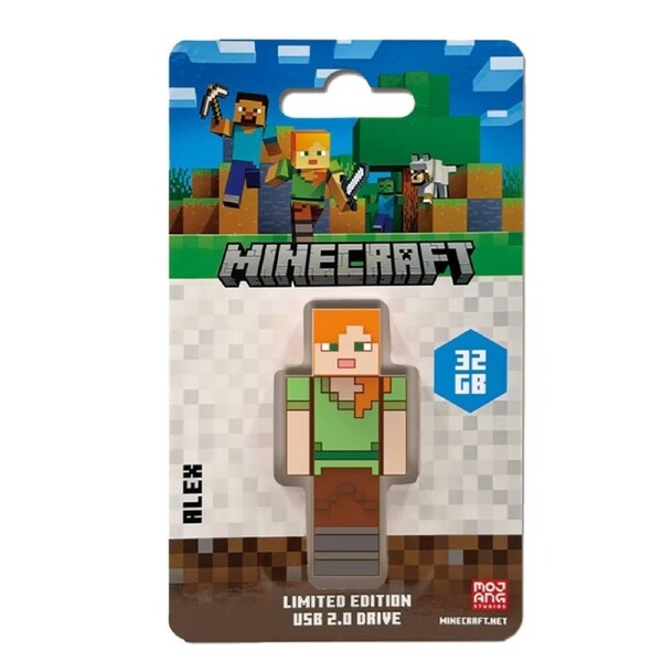 Verbatim Minecraft Alex - Collector's Edition USB Flash Drive - 32GB - Alex
