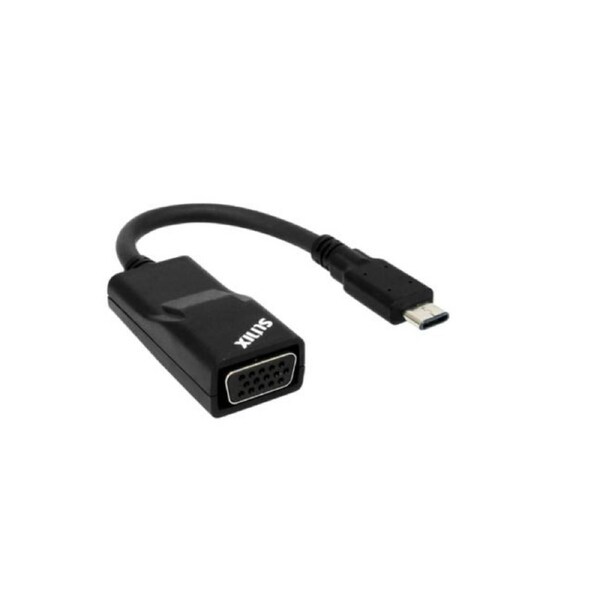Sunix USB Type C to VGA Adapter, Compliant with VESA DisplayPort, Driver free