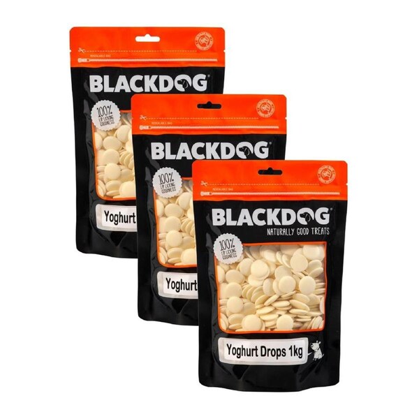 Blackdog Yoghurt Drops 1kg x 3pk
