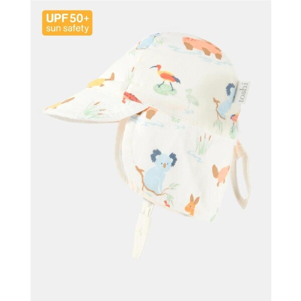 Toshi Flap Cap Down Under Kakadu Dawn - Extra Small