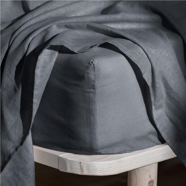Ecology Dream Soft Fitted Bed Sheet Storm Home Bedding/Linen Super King