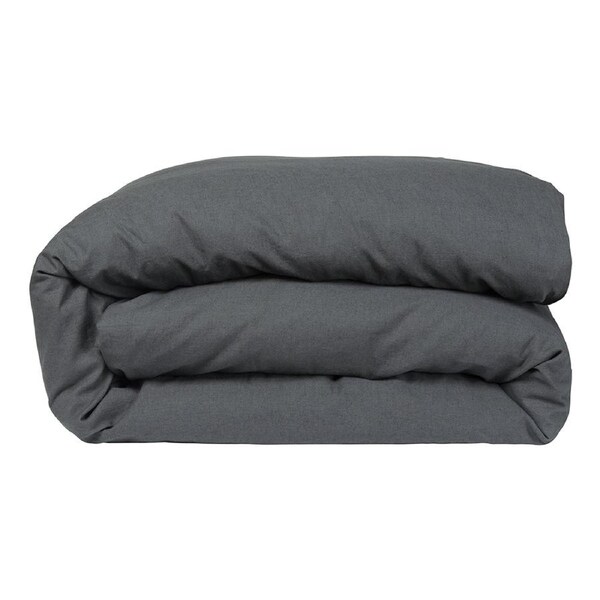 Ecology Dream Soft Quilt Cover Bed Sheet Storm Grey Home Bedding Queen