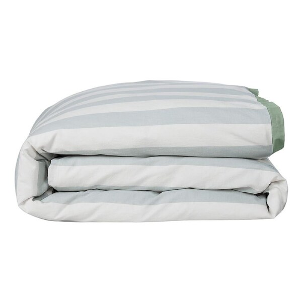 Ecology Horizon Quilt Cover Blue/White/Sage Home Bedding Queen