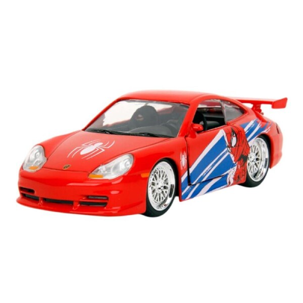 Jada 1:32 Scale Marvel Spider-Man Porsche 911 GT3 RS 996 Diecast Car Model