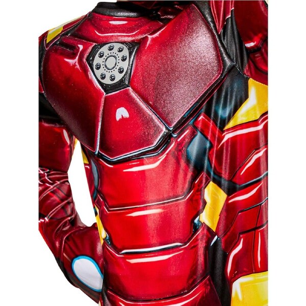 4pc Iron Man Premium Costume S Jumpsuit w/ Mask/Gloves Set Kids/Children XXS