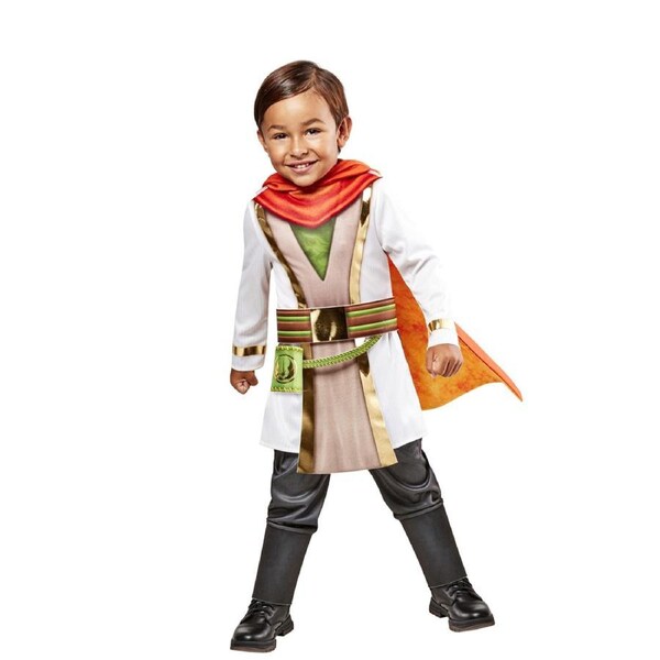 3pc Kai Brightstar Young Jedi Deluxe Jumpsuit/Cape/Glove Kids Costume Set T