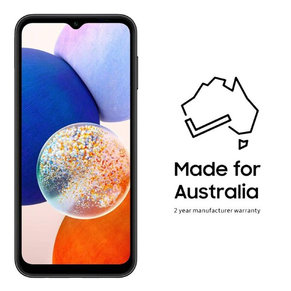 Samsung Galaxy A14 4G (6.6'', 128GB/4GB) - Black Black