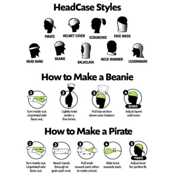 Winter Headcase - The Multi Function Head Cover Accessory with Fleece-116 - Paisley Blue