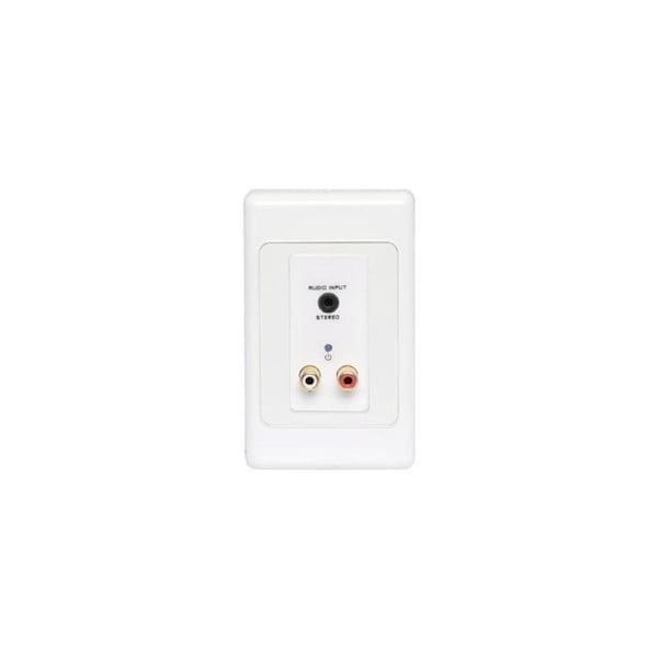 A4821 Stereo RCA & 3.5mm Jack Input UTP Balun Wallplate 24V DC Input AFC Design