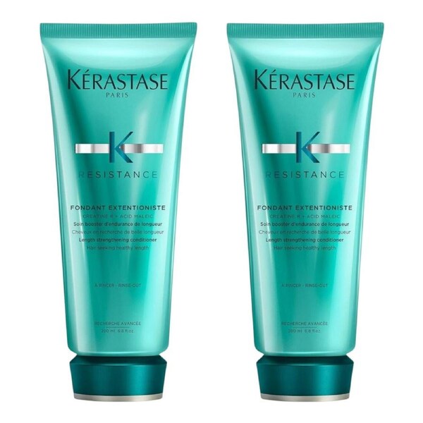 2 x Kerastase Resistance Fondant Extentioniste Conditioner 200ml Hair Strength
