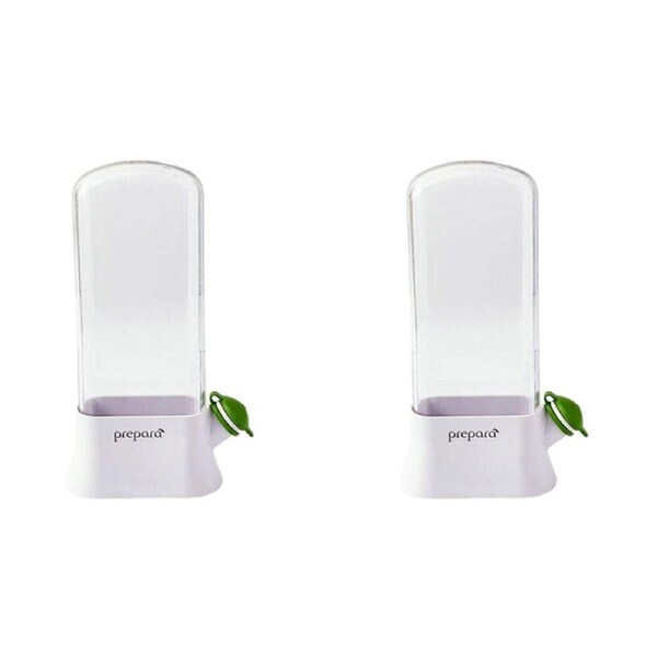 2PK Prepara Fresh Herb Savor Eco Fridge Storage Container 27.18cm White