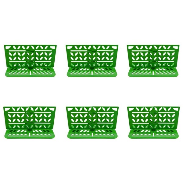 6PK Prepara Divider Raiser For 2.2L LatchLok Food Storage Container 16.7cm Green