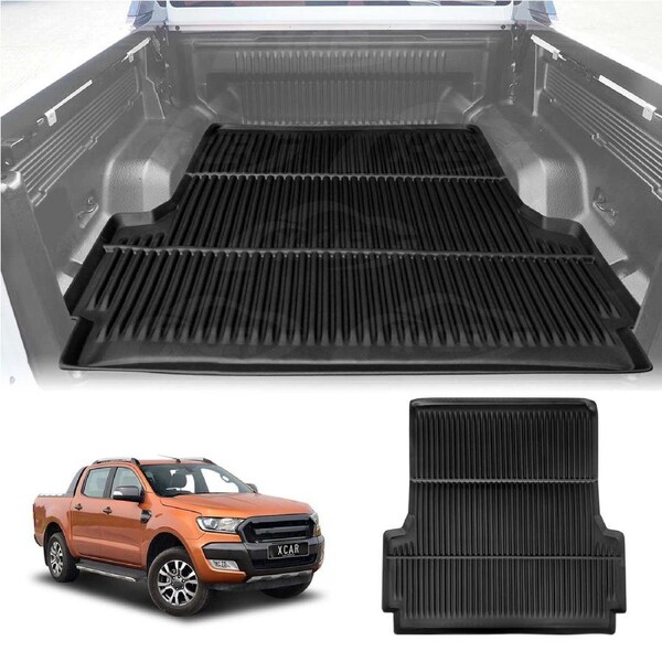 Tub Liner for Ford Ranger PX PX2 PX3 2011-2022 Dual Cab with Plastic Tub Heavy Duty All Weather Cargo Tray