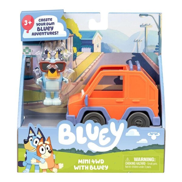 Bluey Mini 4WD Vehicle with Bluey