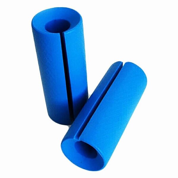 1 Pair Thick Bar Grips Dumbbell & Barbell Exercise