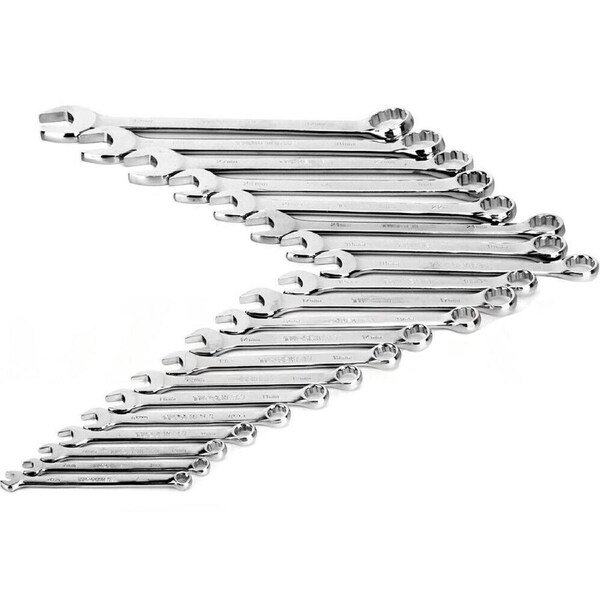 20pcs Spanner Set Metric Wrench Open Ring End CRV