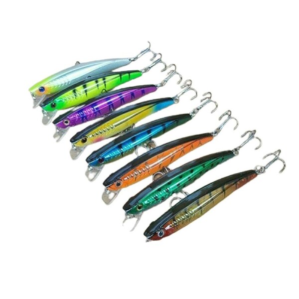 8x Minnow Fishing Lures Trout Cod Bream
