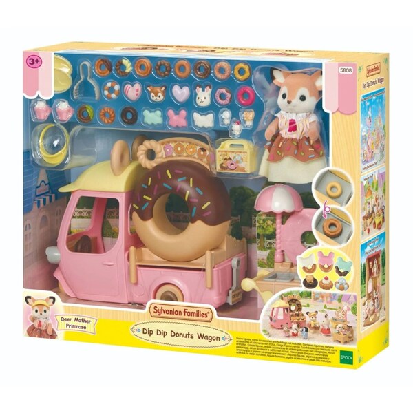 Sylvanian Families Dip Dip Donuts Wagon