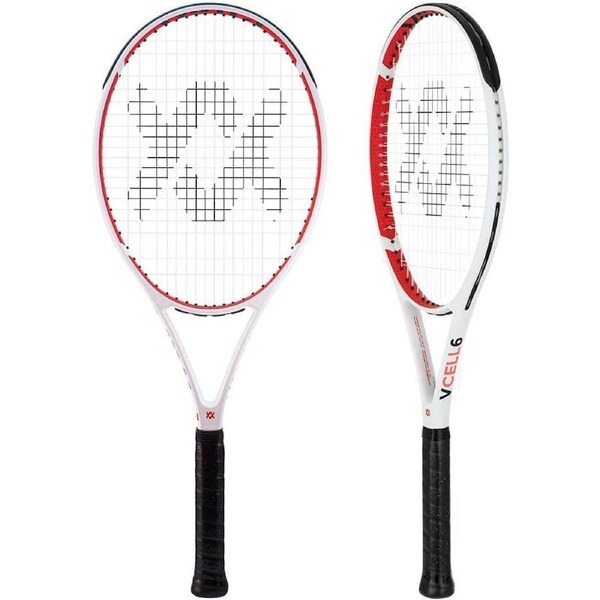 Volkl V-Cell 6 Tennis Racquet - Fully Strung Racket & Free Dampener 4 1/4