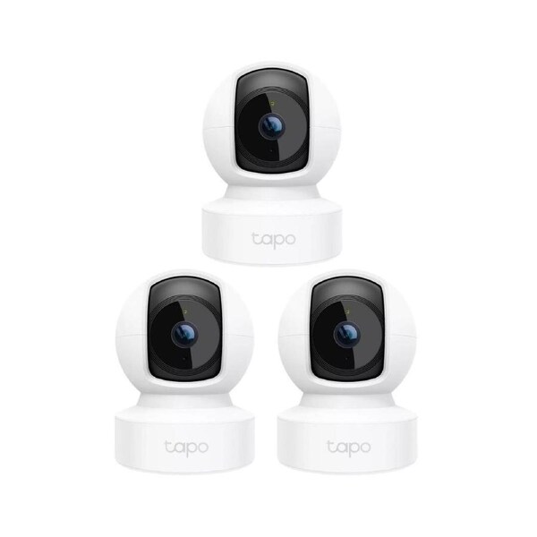 TP-Link [3PK] Tapo C212 4MP 2K Pan/Tilt Home Security Wi-Fi Camera