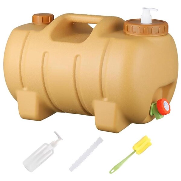 Portable Outdoor Camping Water Storage Tank With Faucet For Car Hiking Travel