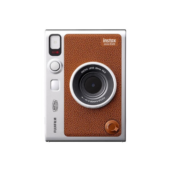 FUJIFILM Instax Mini Evo Cam Brown - Brand New