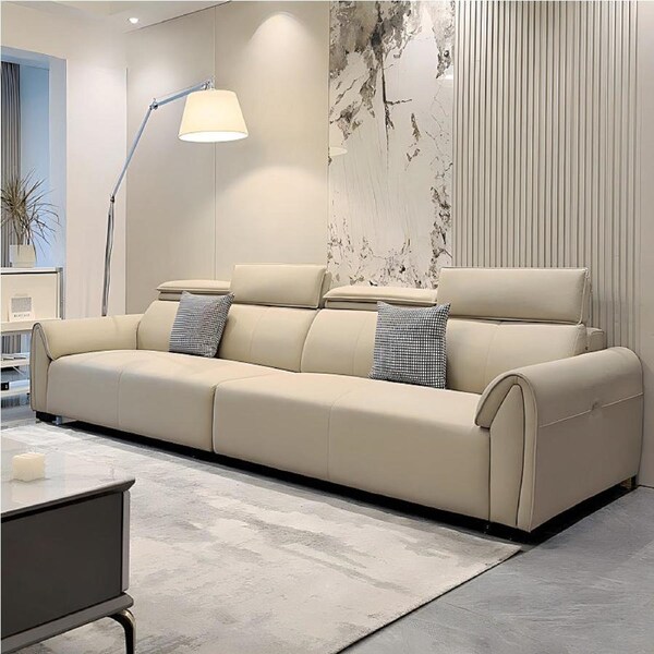 3.2m Genuine Leather Sofa Multi-Seater Sofa For Home
