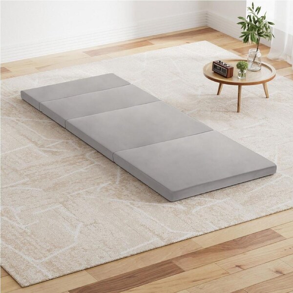 Giselle Folding Mattress 10cm 4-Fold Foldable Sofa Bed Sleeping Camping Cushion