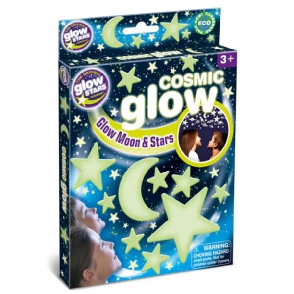 Original Glow Stars Cosmic Glow Moon and Stars 20 Pieces
