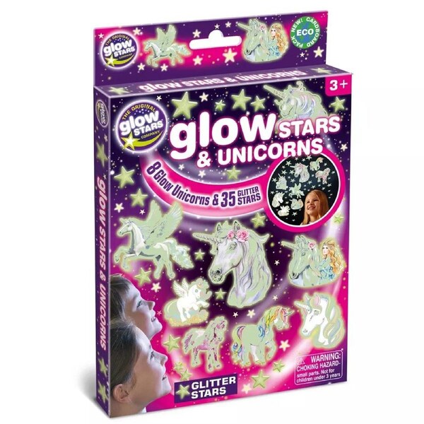 Original Glow Stars Glow Stars and Unicorns 43 Pieces